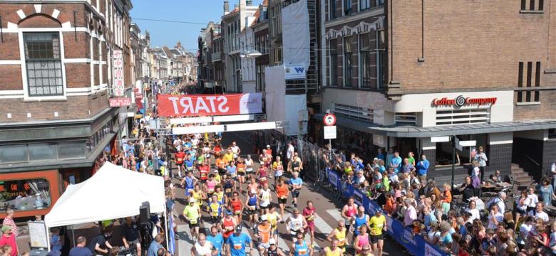 Leiden marathon 2014 … beetje warm!